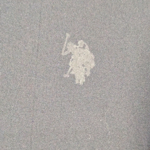 U.S. Polo Assn. Size Small Black Zipper Jacket Cotton/Spandex Blend - Picture 3 of 10